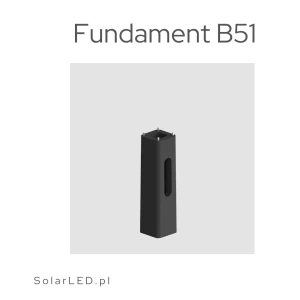 Fundament betonowy B-51