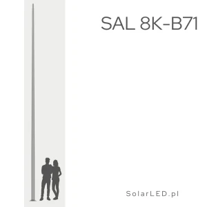 Słup aluminiowy SAL 8K-B71