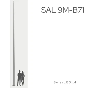 Słup aluminiowy SAL 9M-B71