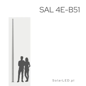 Słup aluminiowy SAL 4E-B51