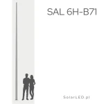 Słup aluminiowy SAL 6H-B71