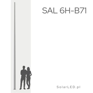 Słup aluminiowy SAL 6H-B71