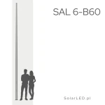 Słup aluminiowy SAL 6-B60