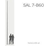 Słup aluminiowy SAL 7-B60