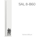 Słup aluminiowy SAL 8-B60