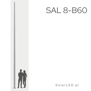 Słup aluminiowy SAL 8-B60