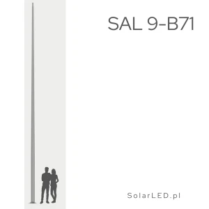 Słup aluminiowy SAL 9K-B71