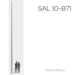 Słup aluminiowy SAL 10-B71