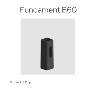 Fundament betonowy B-60